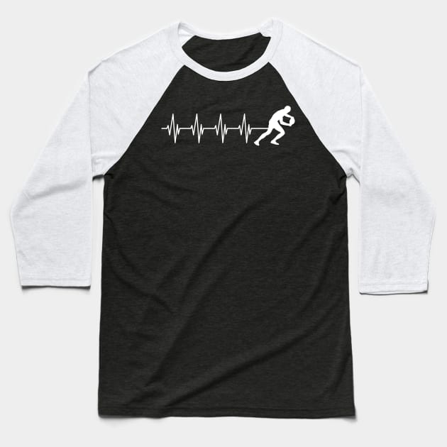 Ping Pong Heartbeat w Baseball T-Shirt by KC Happy Shop